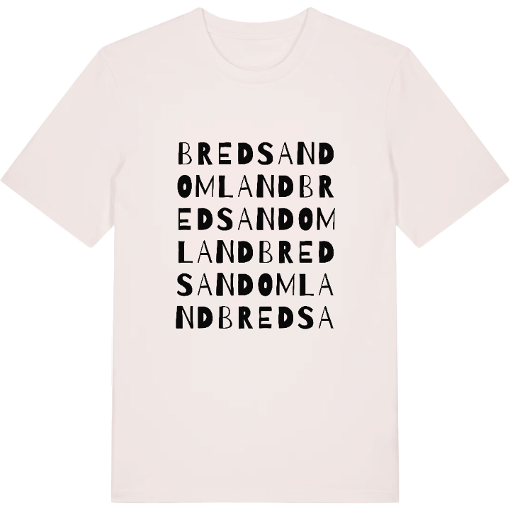Bredsand omland wordplay t-shirt – t-shirt from PinShirt