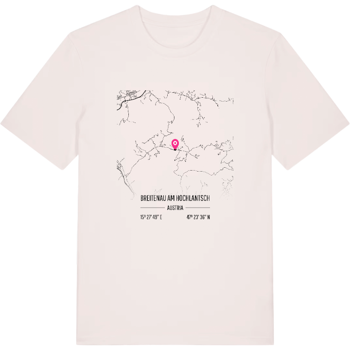 Breitenau am Hochlantsch map t-shirt – t-shirt from PinShirt