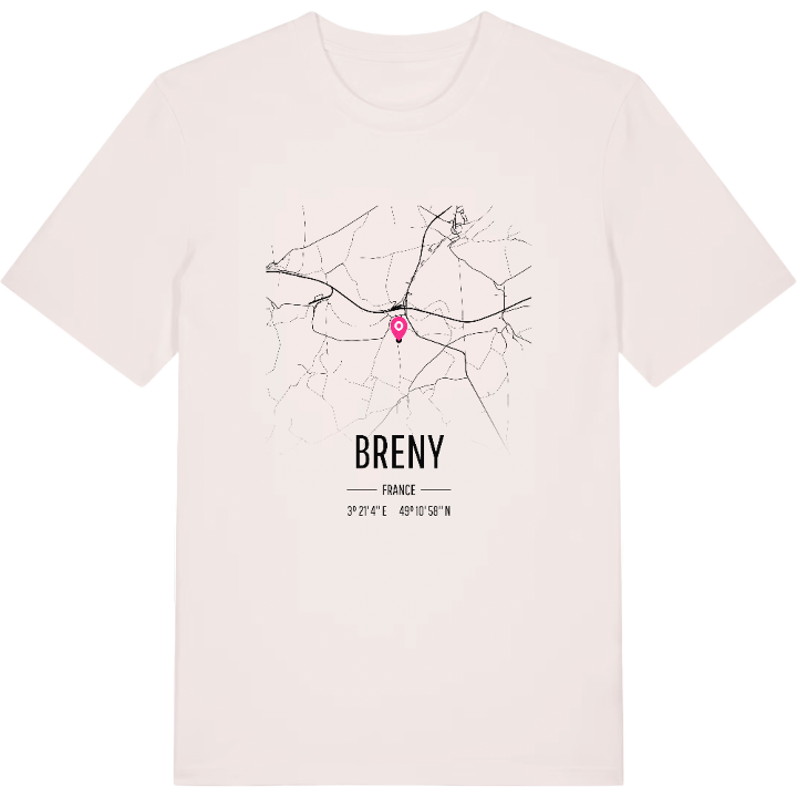 Breny map t-shirt – t-shirt from PinShirt