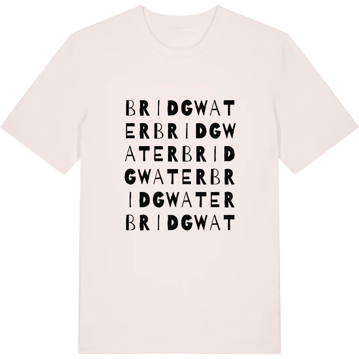 Bridgwater wordplay t-shirt – t-shirt from PinShirt
