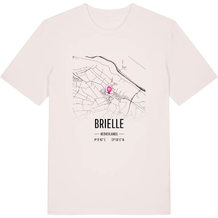 Brielle map t-shirt – t-shirt from PinShirt