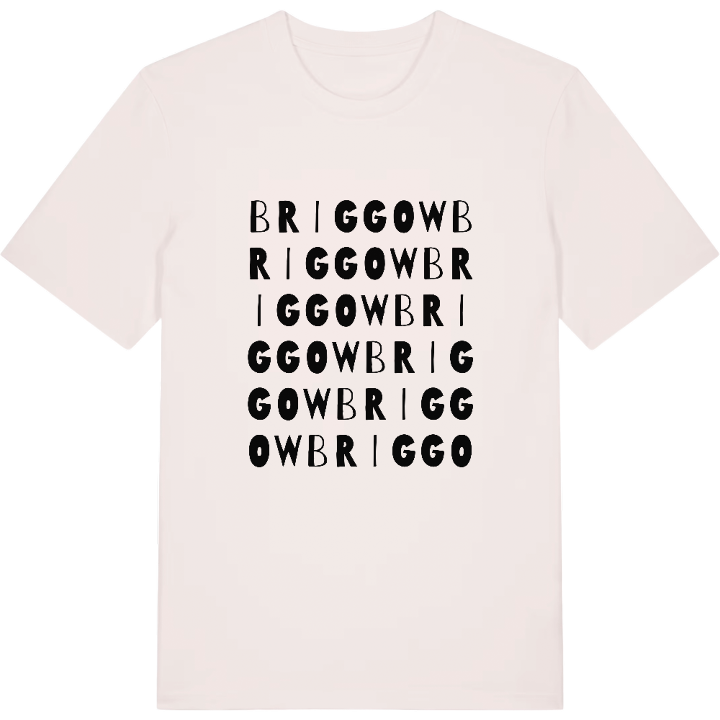 Briggow wordplay t-shirt – t-shirt from PinShirt