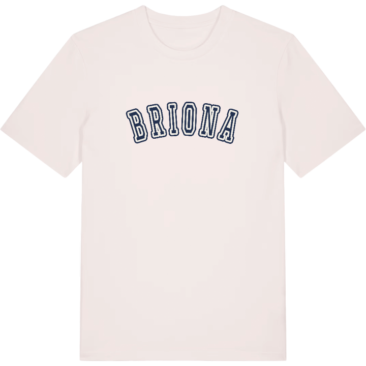 Briona college t-shirt – t-shirt from PinShirt