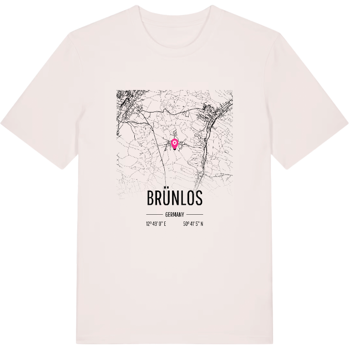 Brünlos map t-shirt – t-shirt from PinShirt