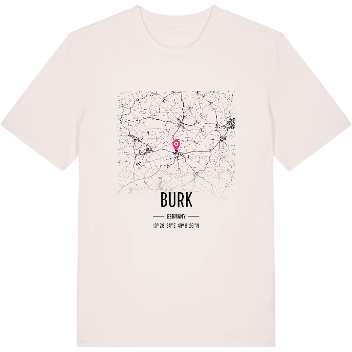 Burk map t-shirt – t-shirt from PinShirt