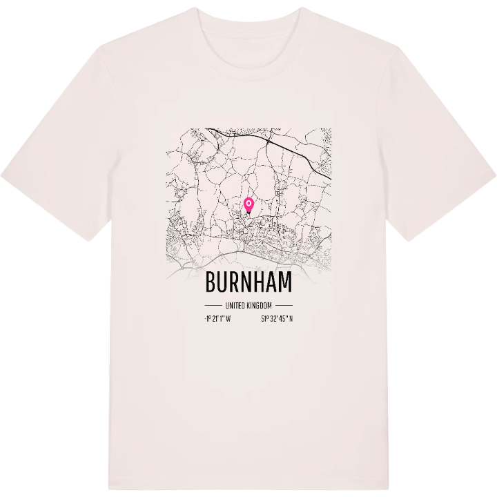 Burnham map t-shirt – t-shirt from PinShirt
