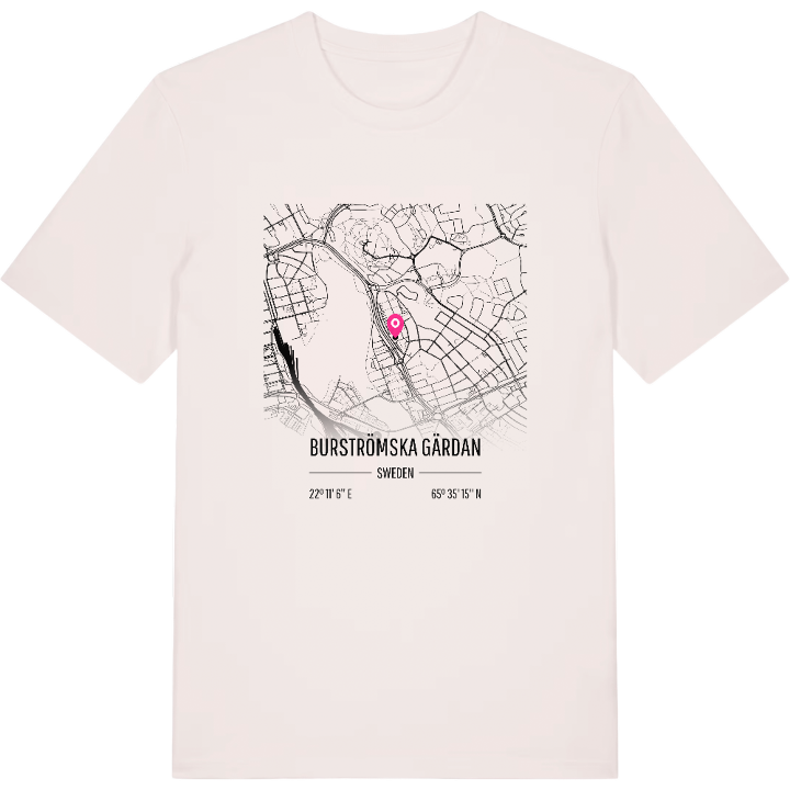 Burströmska Gärdan map t-shirt – t-shirt from PinShirt