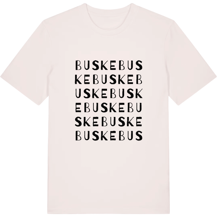 Buske wordplay t-shirt – t-shirt from PinShirt