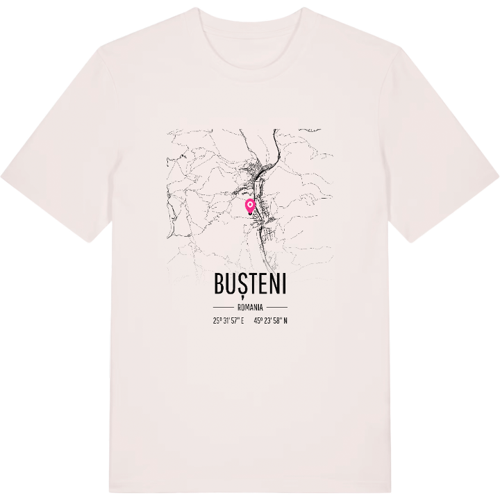 Bușteni map t-shirt – t-shirt from PinShirt