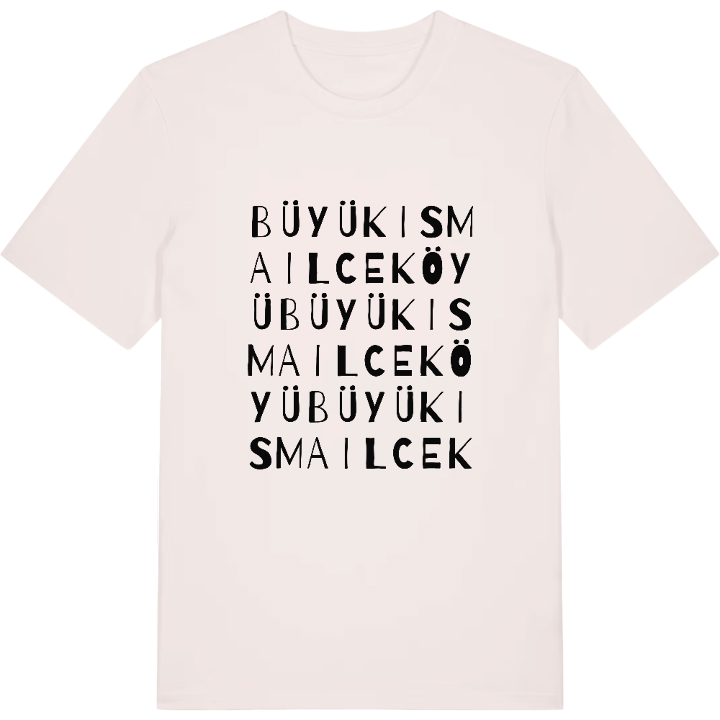 Büyükismailce Köyü wordplay t-shirt – t-shirt from PinShirt