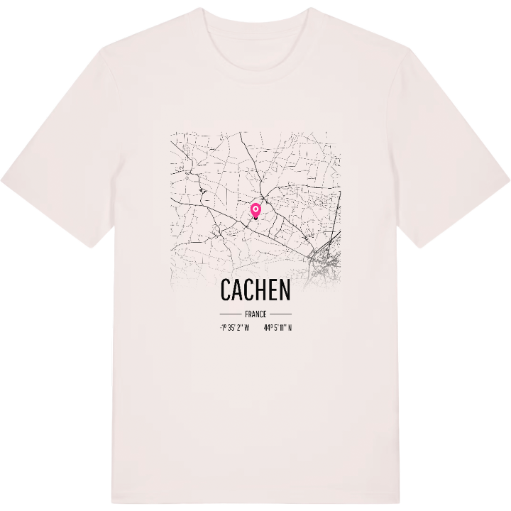 Cachen map t-shirt – t-shirt from PinShirt