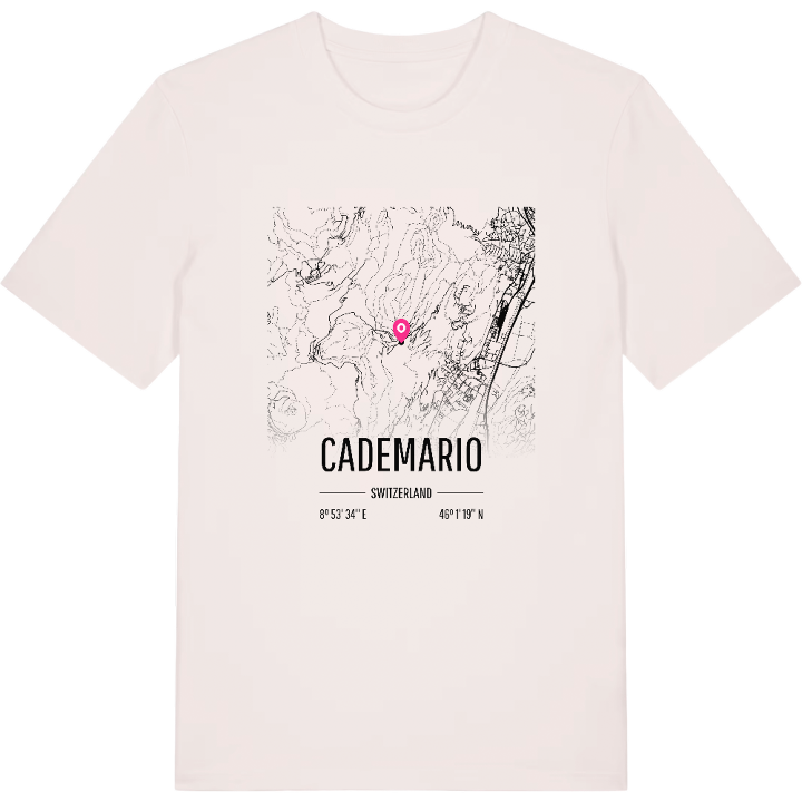 Cademario map t-shirt – t-shirt from PinShirt