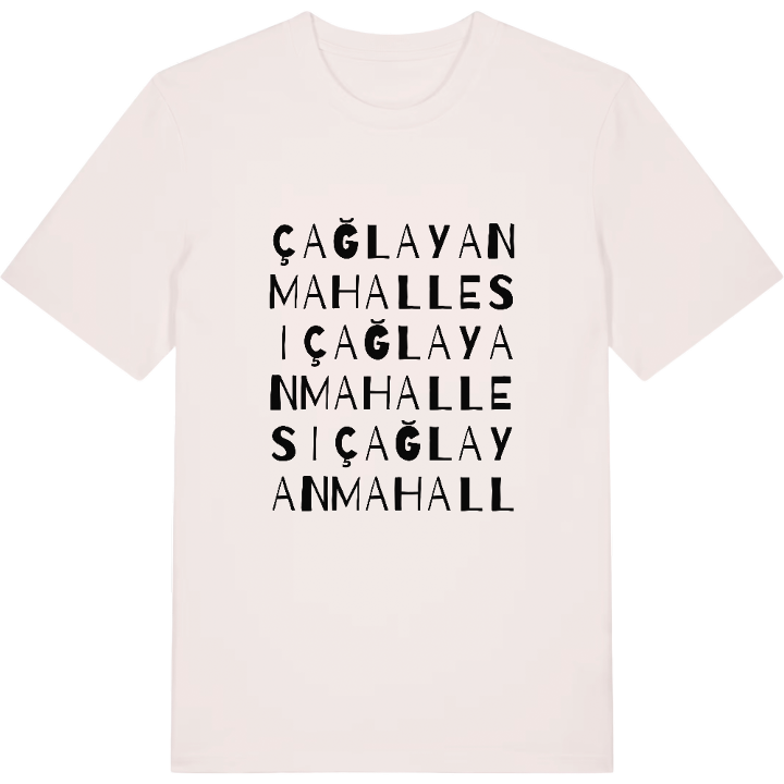 Çağlayan Mahallesi wordplay t-shirt – t-shirt from PinShirt