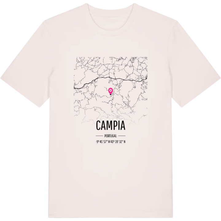 Campia map t-shirt – t-shirt from PinShirt