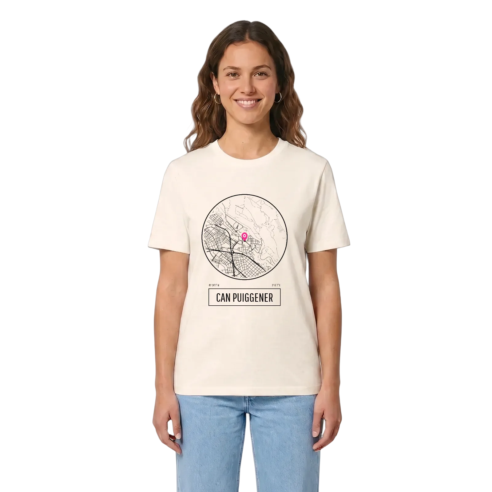 Can Puiggener t-shirt – Vintage White, in context