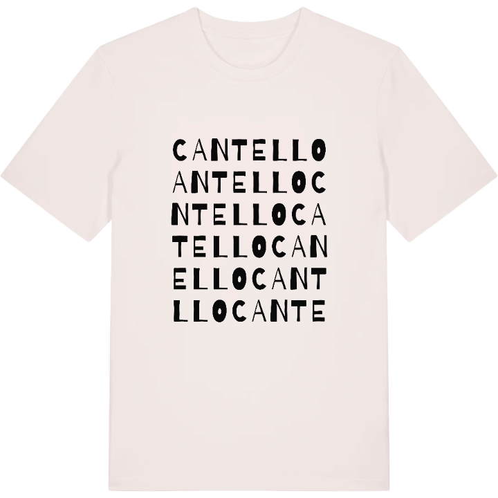 Cantello wordplay t-shirt – t-shirt from PinShirt