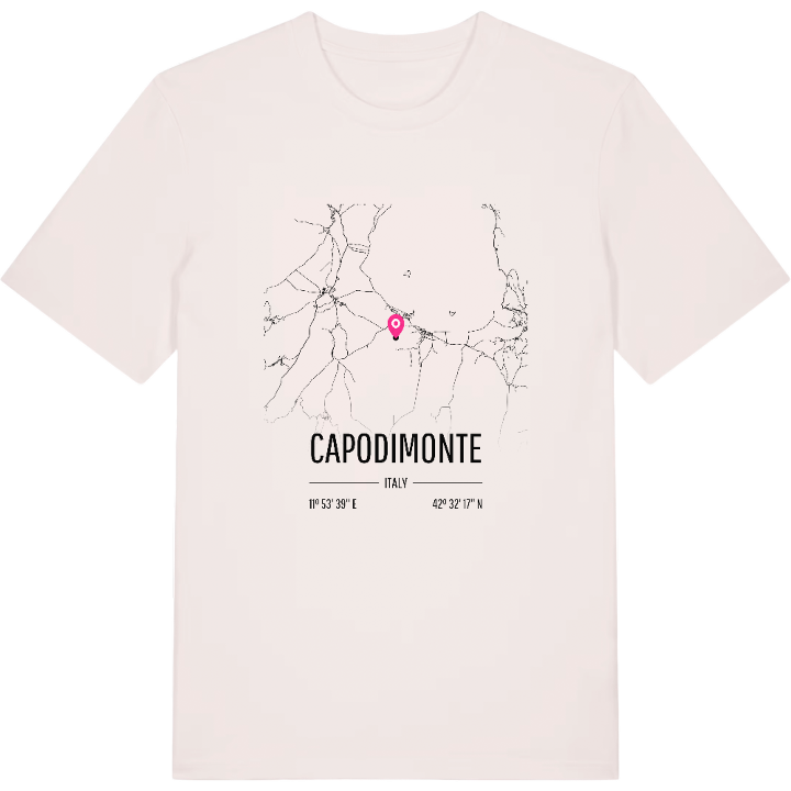 Capodimonte map t-shirt – t-shirt from PinShirt