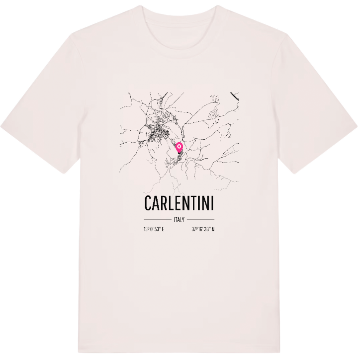 Carlentini map t-shirt – t-shirt from PinShirt