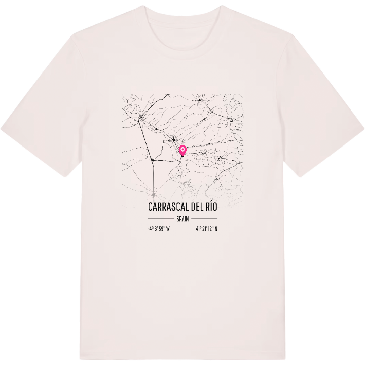 Carrascal del Río map t-shirt – t-shirt from PinShirt