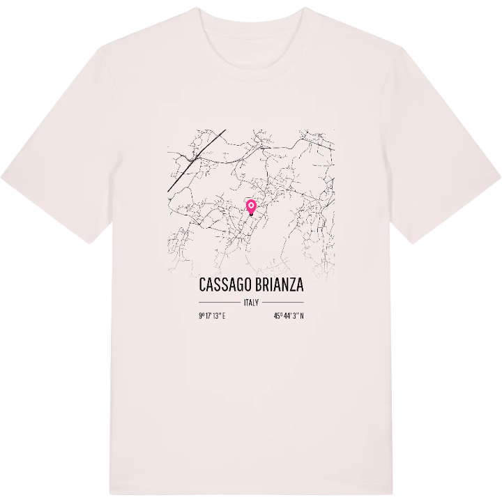 Cassago Brianza map t-shirt – t-shirt from PinShirt