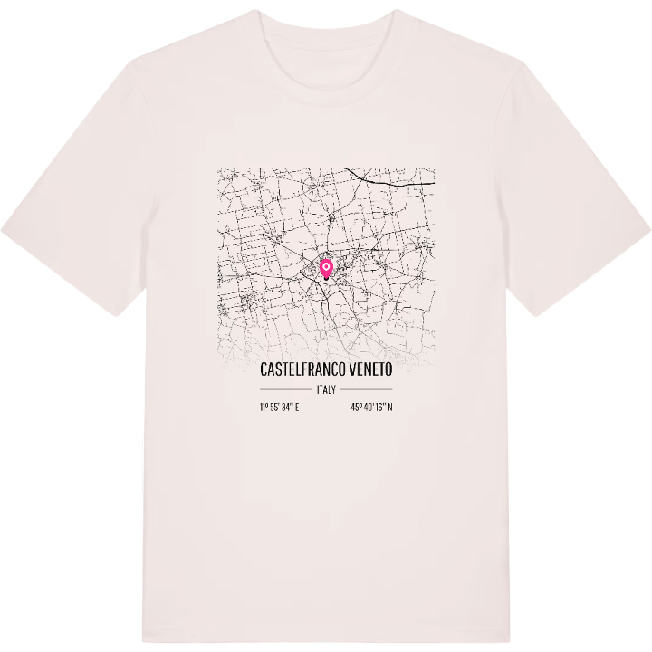 Castelfranco Veneto map t-shirt – t-shirt from PinShirt