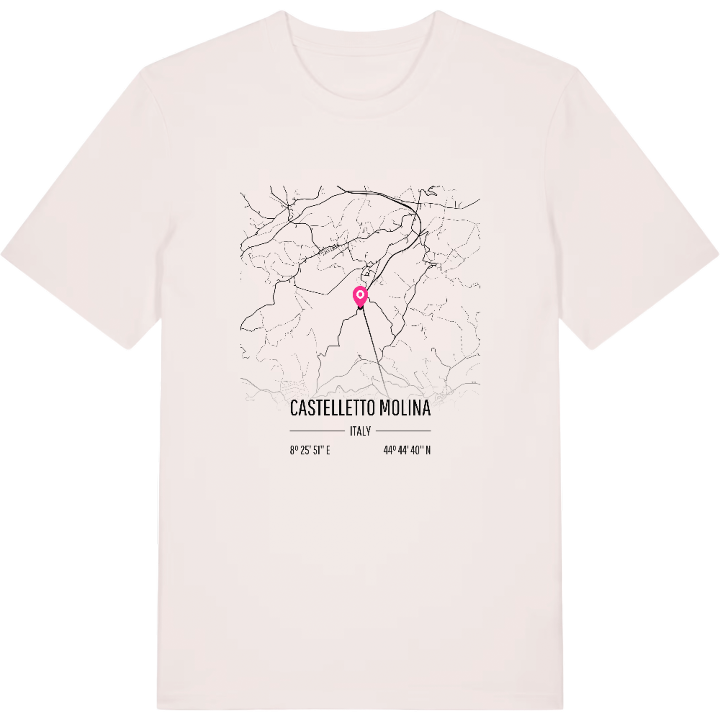 Castelletto Molina map t-shirt – t-shirt from PinShirt