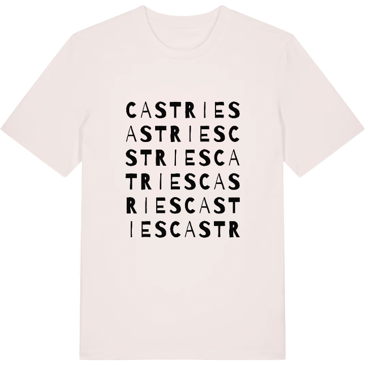 Castries wordplay t-shirt – t-shirt from PinShirt