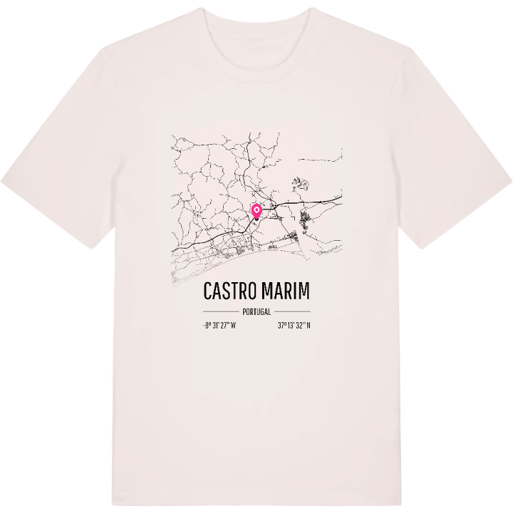 Castro Marim map t-shirt – t-shirt from PinShirt