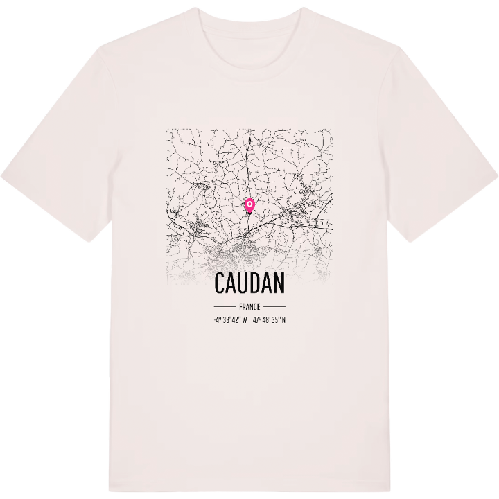 Caudan map t-shirt – t-shirt from PinShirt