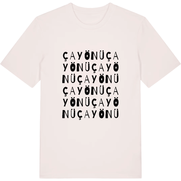 Çayönü wordplay t-shirt – t-shirt from PinShirt