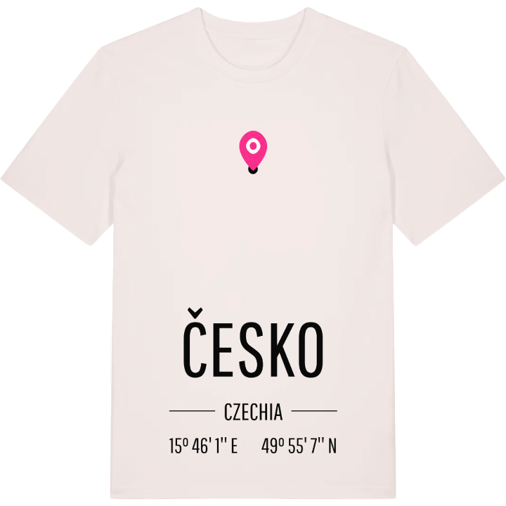 Česko map t-shirt – t-shirt from PinShirt
