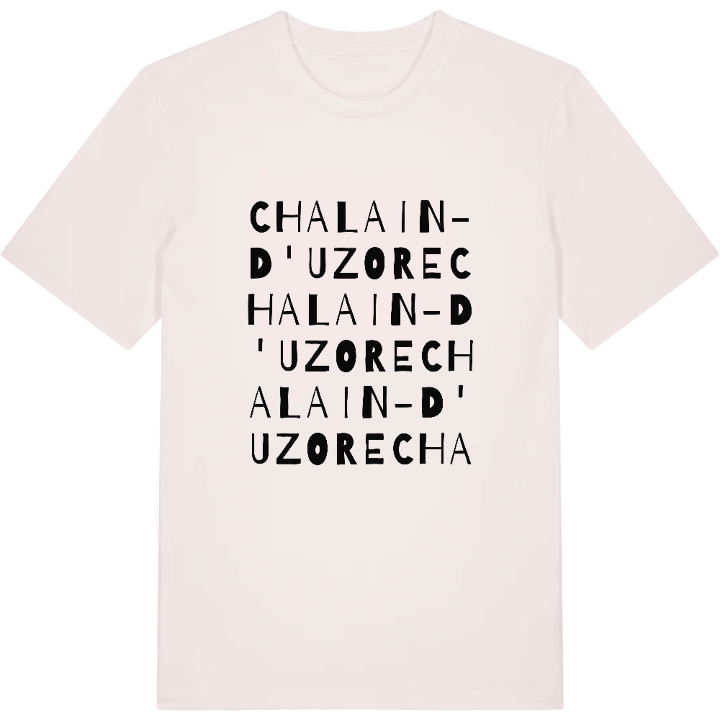 Chalain-d'Uzore wordplay t-shirt – t-shirt from PinShirt