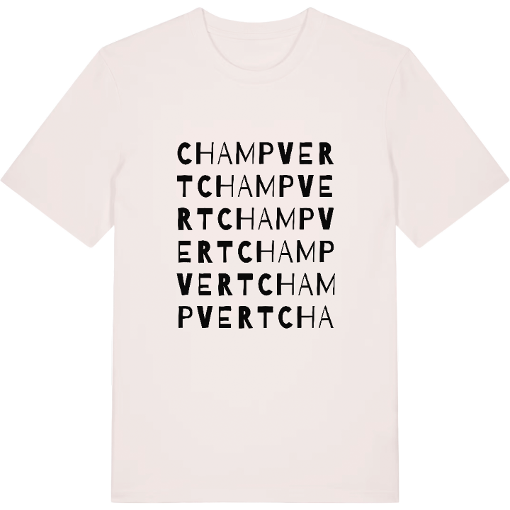 Champvert wordplay t-shirt – t-shirt from PinShirt