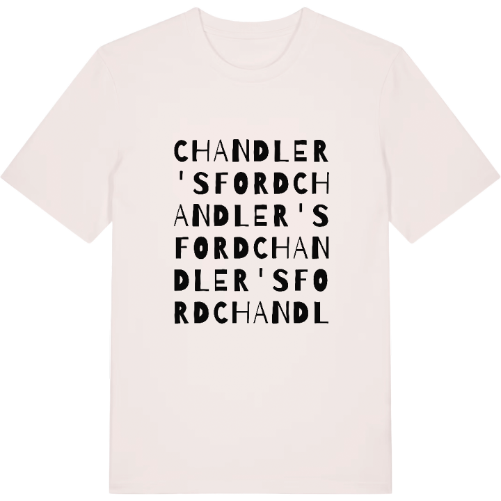Chandler's Ford wordplay t-shirt – t-shirt from PinShirt