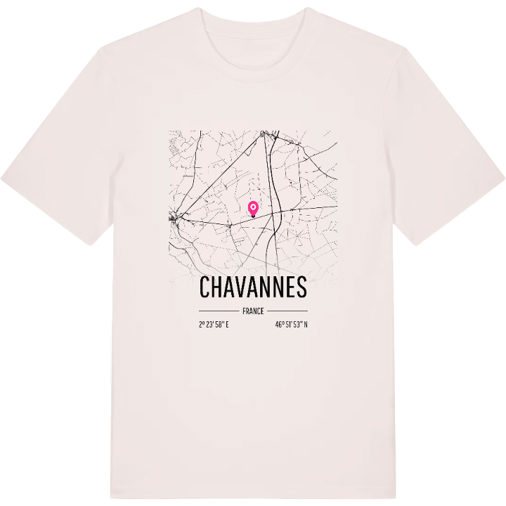 Chavannes map t-shirt – t-shirt from PinShirt