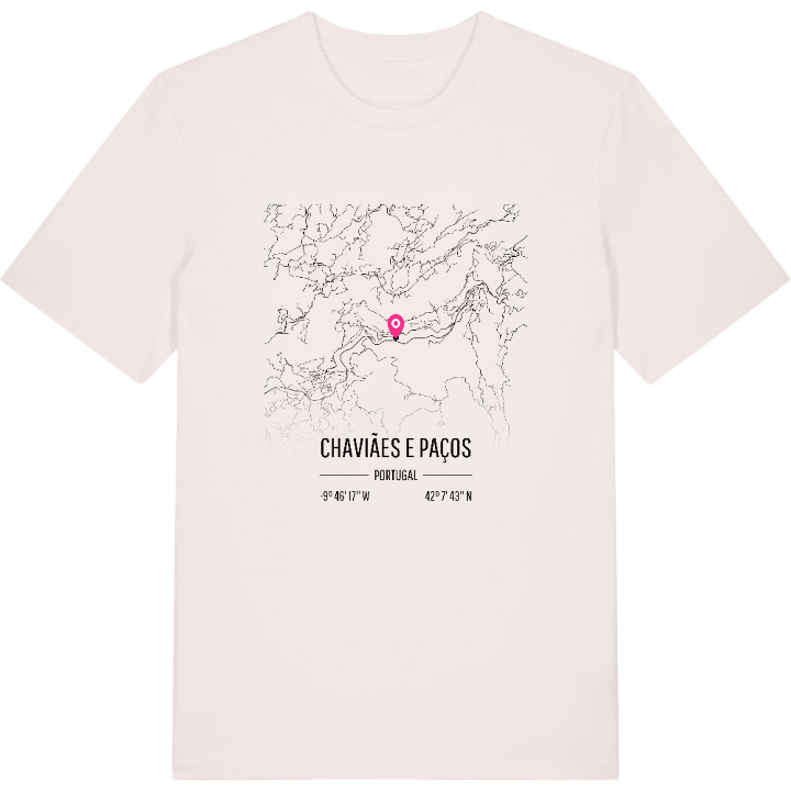 Chaviães e Paços map t-shirt – t-shirt from PinShirt