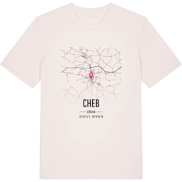 Cheb map t-shirt – t-shirt from PinShirt
