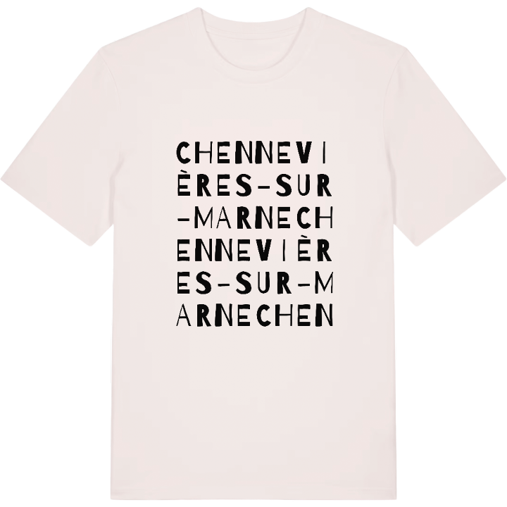Chennevières-sur-Marne wordplay t-shirt – t-shirt from PinShirt