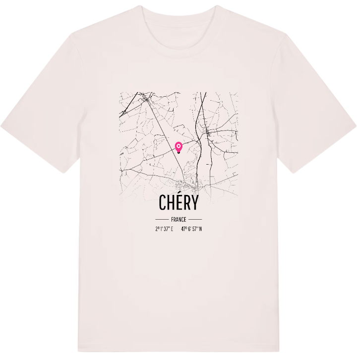 Chéry map t-shirt – t-shirt from PinShirt