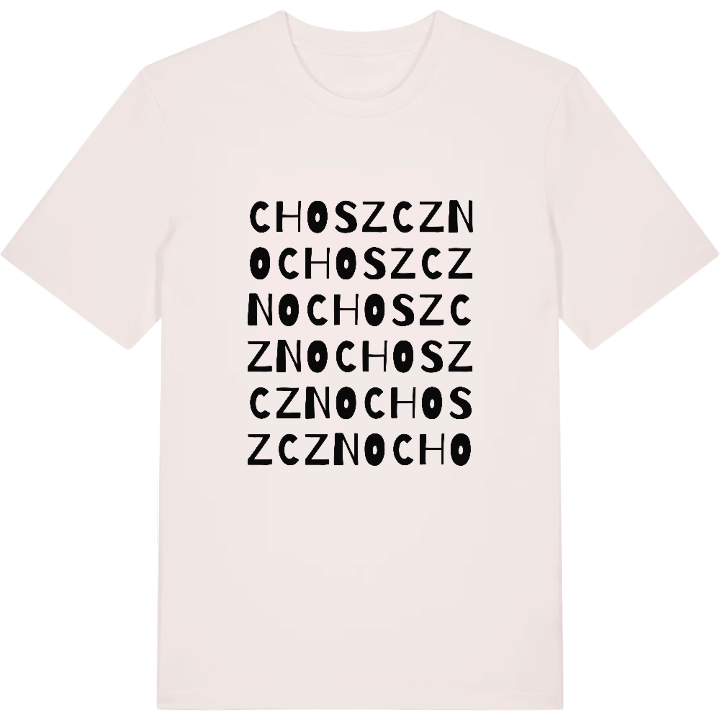 Choszczno wordplay t-shirt – t-shirt from PinShirt