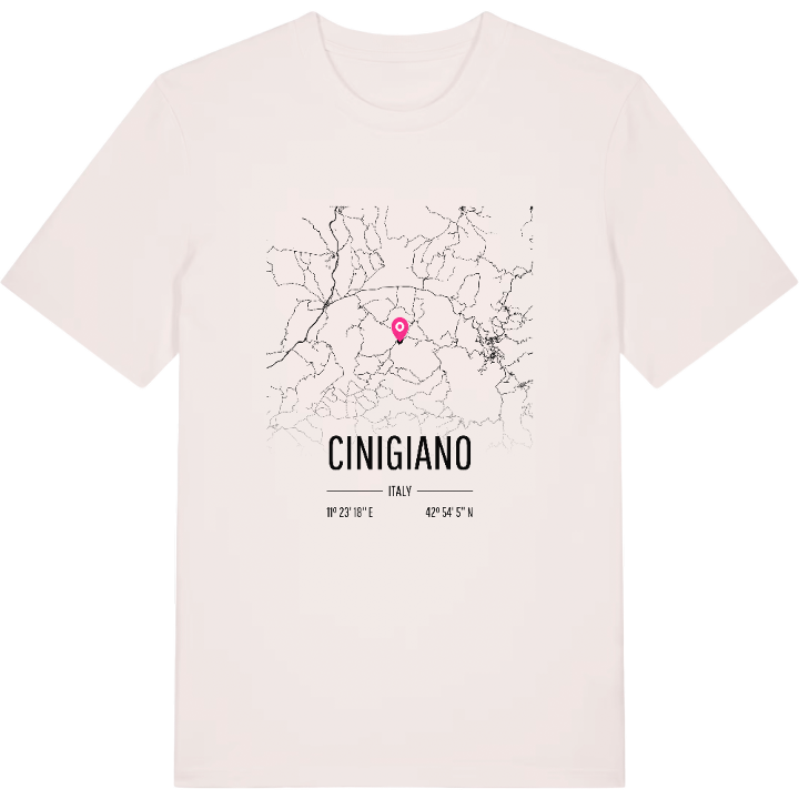 Cinigiano map t-shirt – t-shirt from PinShirt