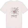 Clermont-Ferrand karta t-shirt