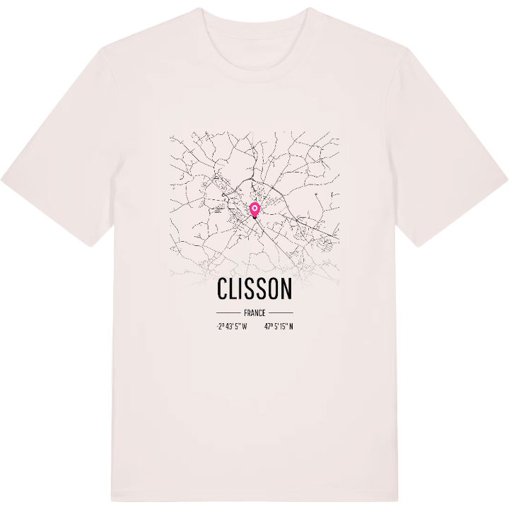 Clisson map t-shirt – t-shirt from PinShirt