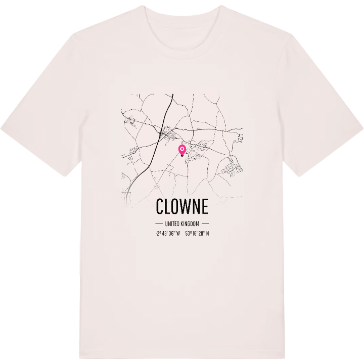 Clowne map t-shirt – t-shirt from PinShirt
