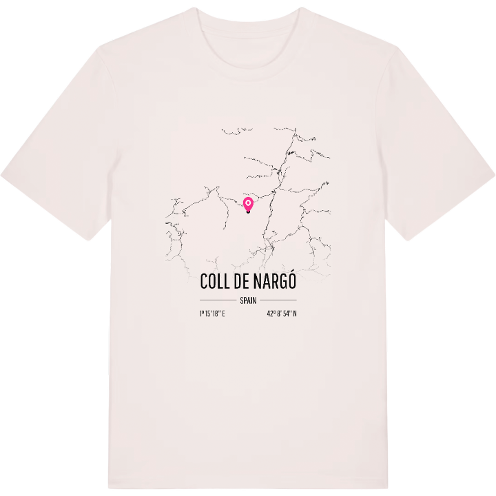 Coll de Nargó map t-shirt – t-shirt from PinShirt