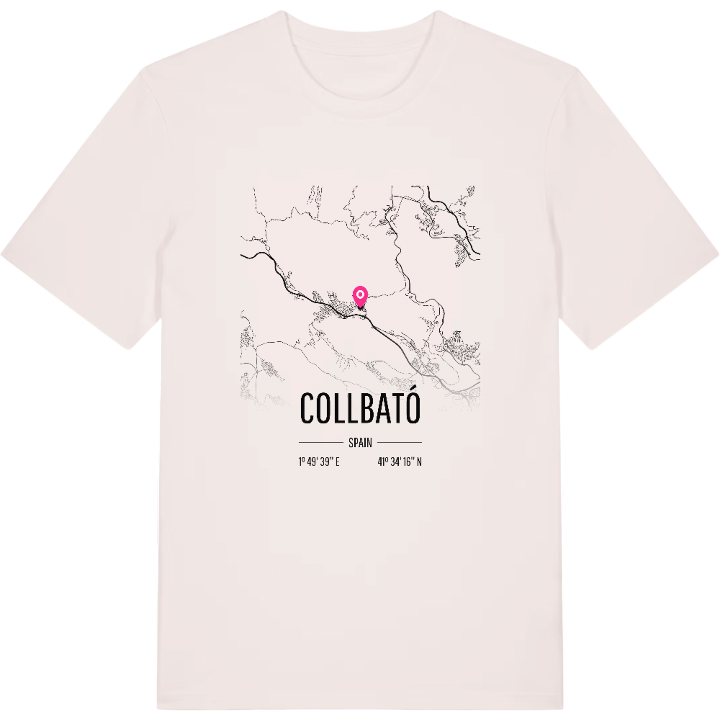 Collbató map t-shirt – t-shirt from PinShirt