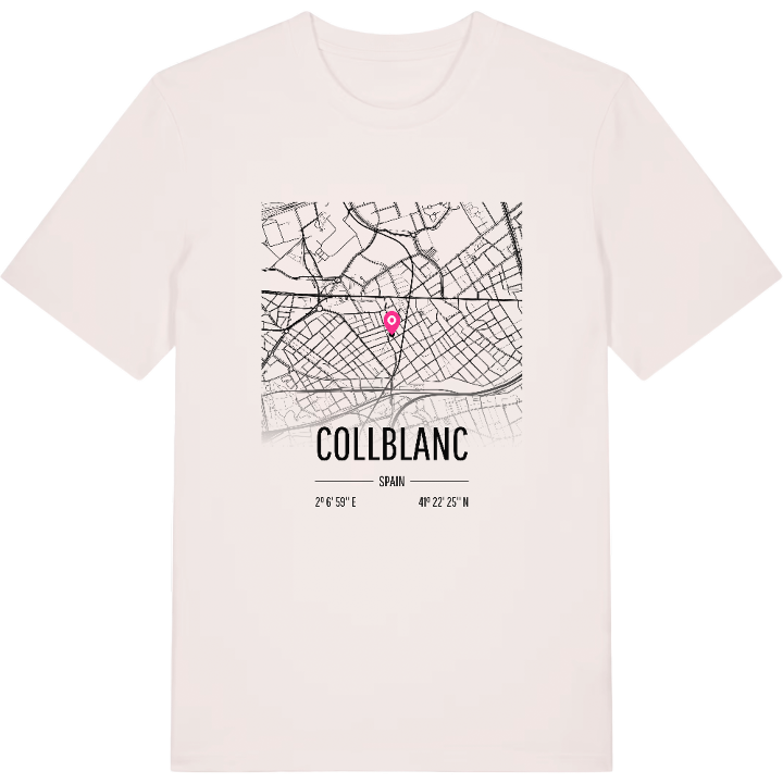 Collblanc map t-shirt – t-shirt from PinShirt