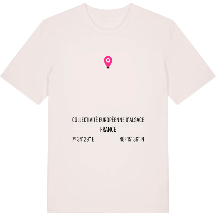 Collectivité européenne d'Alsace map t-shirt – t-shirt from PinShirt