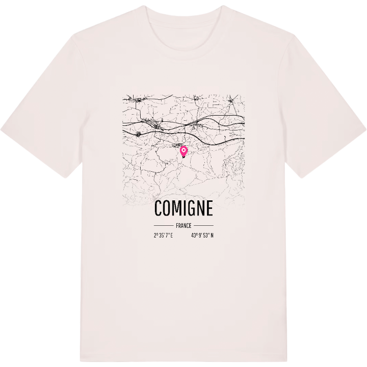 Comigne map t-shirt – t-shirt from PinShirt