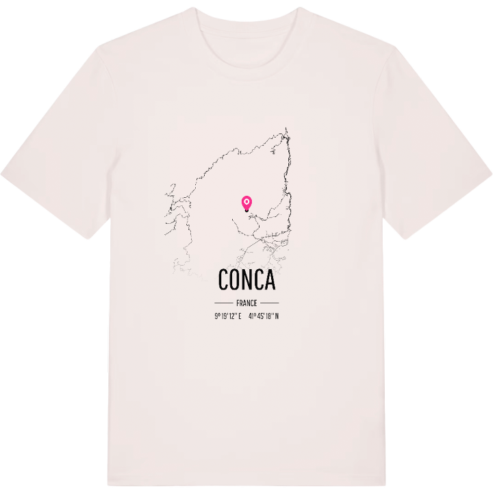 Conca map t-shirt – t-shirt from PinShirt